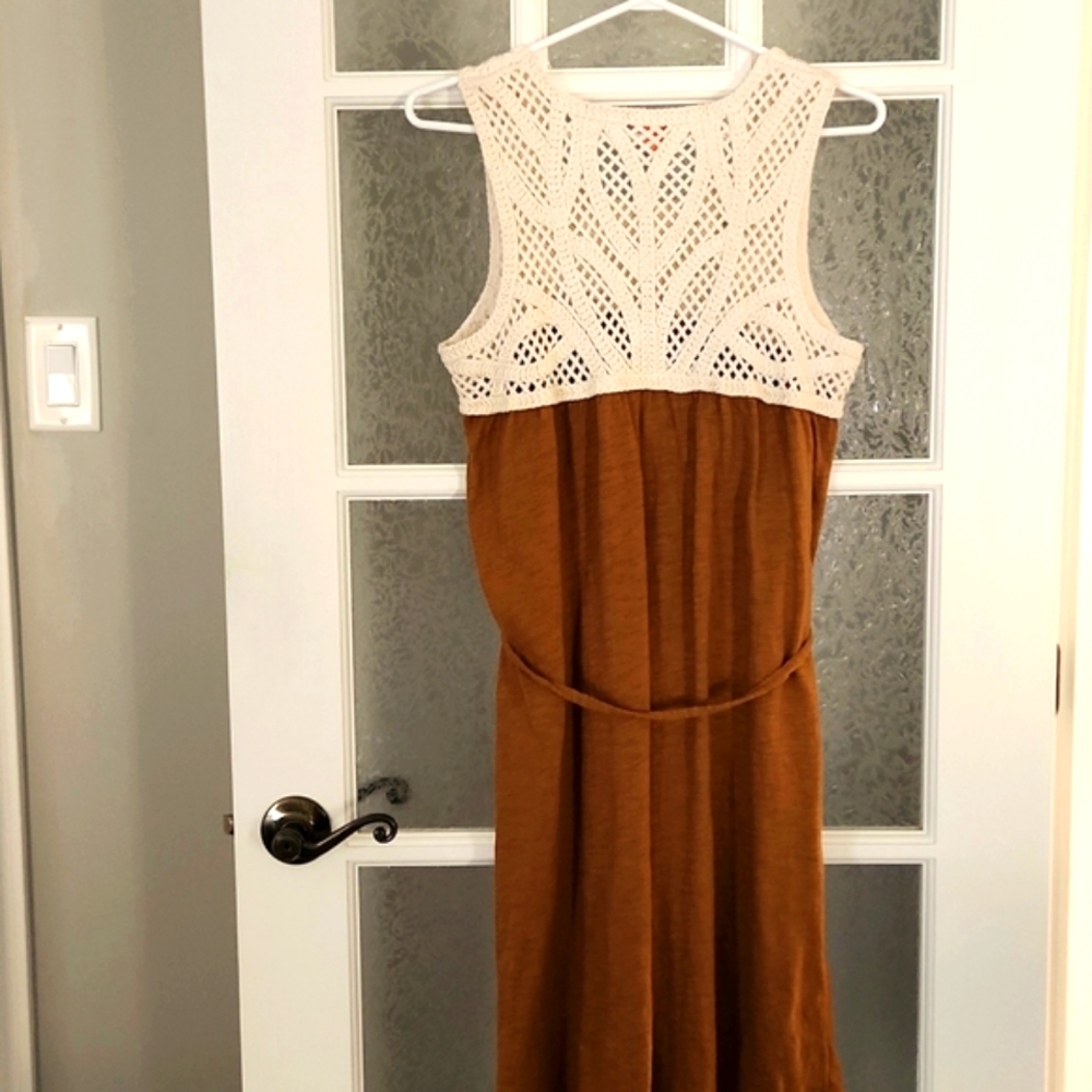COPY - Crochet top Dress / 100 % Cotton - Picture 3 of 8